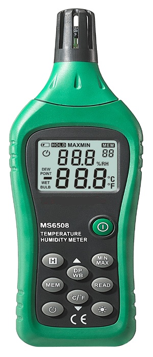 Details about   Protmex MS6508 Digital Temperature Humidity Meter Digital Psychrometer Humidity 
